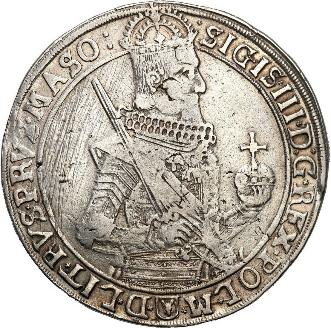 Zygmunt III Waza.Talar 1630, Bydgoszcz - RZADKOŚĆ R6